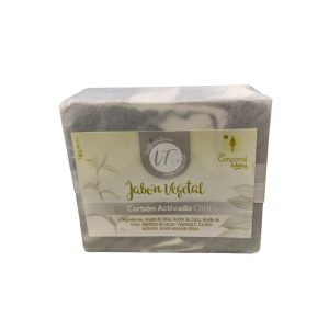 Jabon vegetal carbon activado